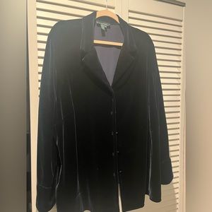 Ralph Lauren 20W lined velvet jacket